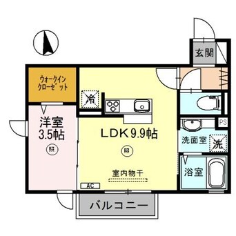 間取図 Villa正門通　A棟