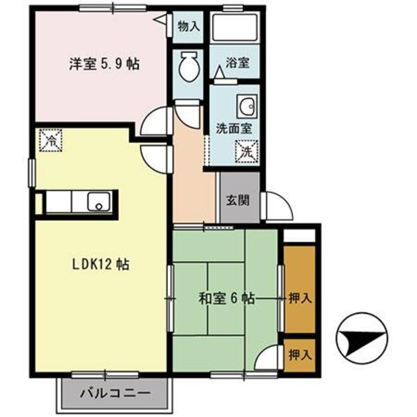 間取図 パセオカサベルデ