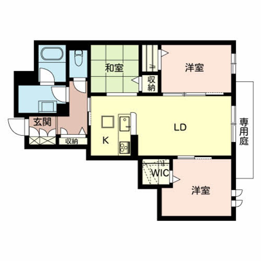 間取図 シャーメゾンはりま勝原