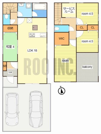 間取図 御津町苅屋戸建て3