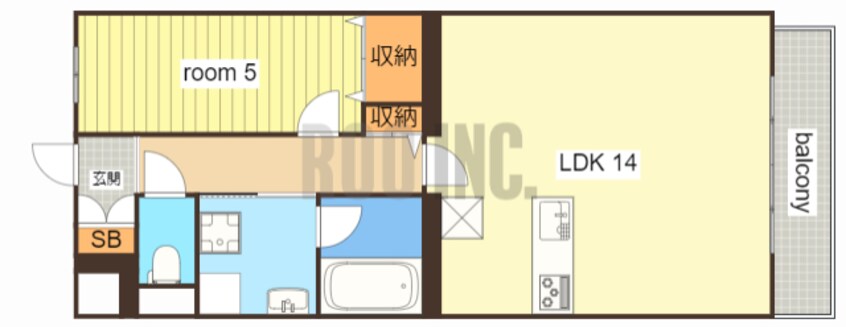 間取図 エスペーロ青山北