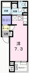 フィレール　デュ　トラジャⅧ 1Rの間取り