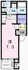 フィレール　デュ　トラジャⅧ 1Rの間取り