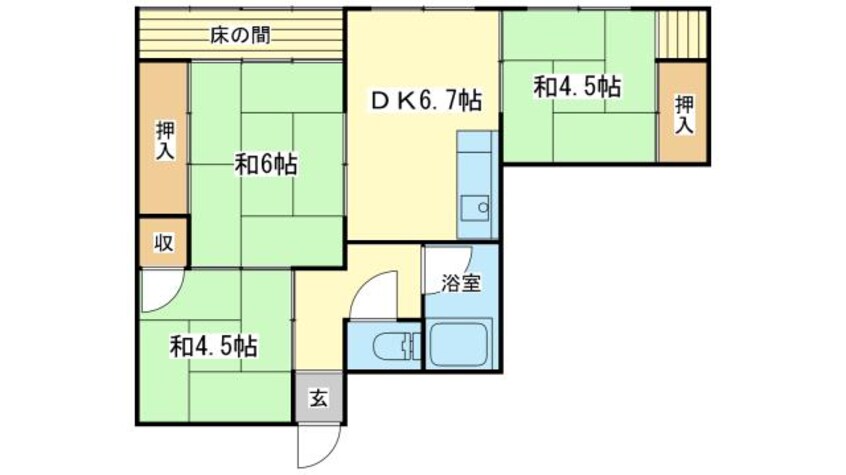 間取図 船丘ビル