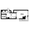 大阪メトロ中央線/堺筋本町駅 徒歩5分 3階 築24年 1Kの間取り