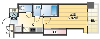間取図 大阪環状線/芦原橋駅 徒歩3分 14階 築6年