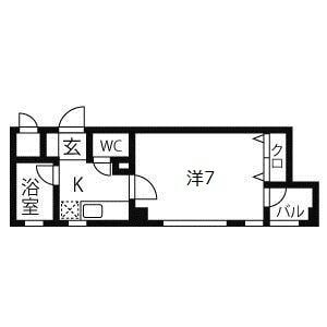 間取り図 大阪メトロ堺筋線/恵美須町駅 徒歩6分 4階 築42年