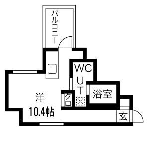 間取り図 大阪メトロ谷町線/谷町四丁目駅 徒歩5分 2階 築17年