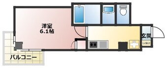 間取図 阪神なんば線/九条駅 徒歩1分 5階 築10年