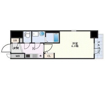 間取図 エスリード大阪ドームシティ