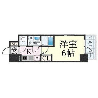 間取図 エスリード弁天町桜通レジデンス
