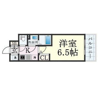 間取図 エスリード弁天町桜通レジデンス