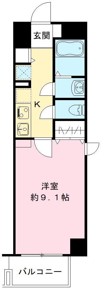 間取り図 セレブコート弁天