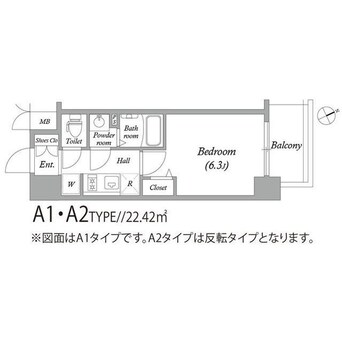 間取図 アドバンス大阪セレーノ