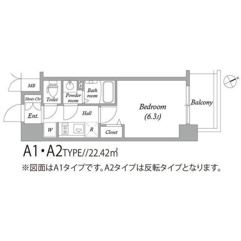 間取図 アドバンス大阪セレーノ