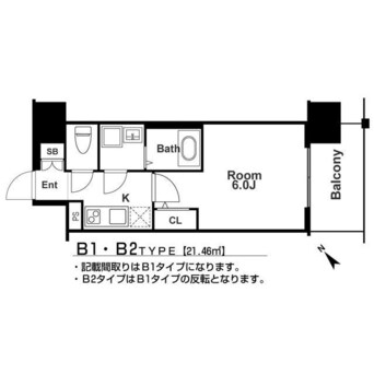 間取図 エスリード本町靱公園レジデンス