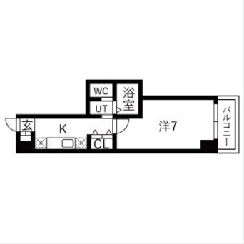間取図 阪神なんば線/九条駅 徒歩4分 3階 築18年