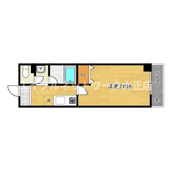 間取図 大阪メトロ中央線/九条駅 徒歩4分 4階 築24年