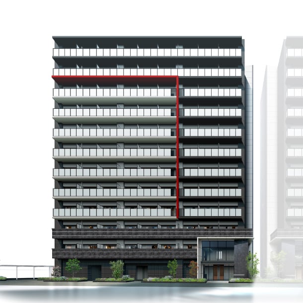  大阪環状線/大正駅 徒歩5分 12階 建築中