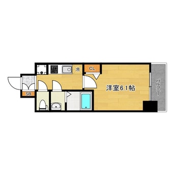 間取図 大阪環状線/大正駅 徒歩2分 6階 築4年