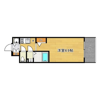 間取図 大和路線・関西本線/平野駅 徒歩8分 6階 1年未満