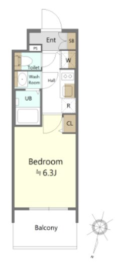 間取り図 大阪環状線/大正駅 徒歩3分 2階 築9年