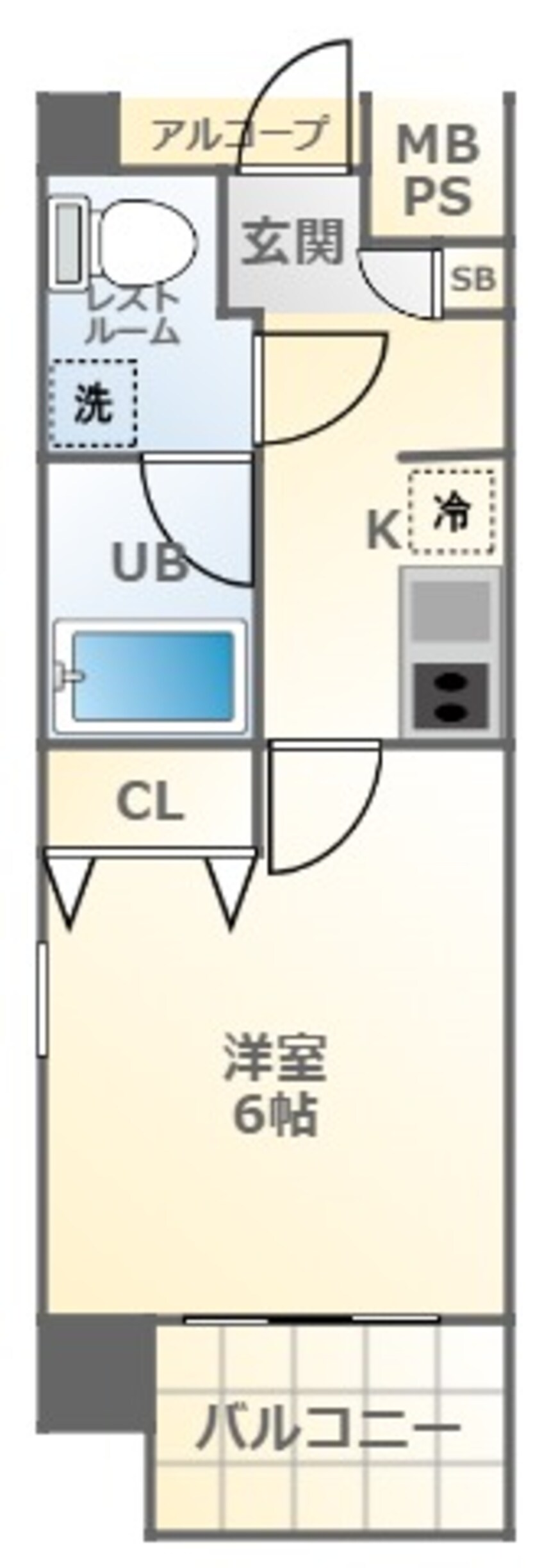 間取図 大和路線・関西本線/ＪＲ難波駅 徒歩3分 8階 築13年