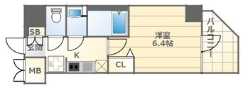 間取図 大阪環状線/大正駅 徒歩9分 12階 1年未満