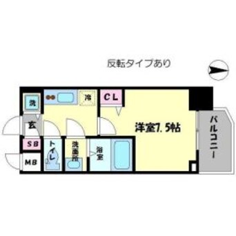 間取図 大阪メトロ御堂筋線/大国町駅 徒歩4分 5階 築9年