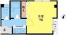 大阪メトロ四つ橋線/肥後橋駅 徒歩5分 4階 築23年 1Kの間取り