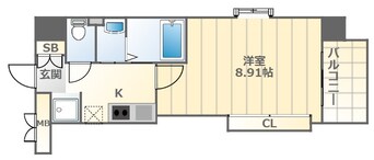 間取図 大阪環状線/芦原橋駅 徒歩4分 6階 築5年