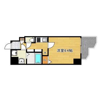 間取図 大阪環状線/大正駅 徒歩2分 5階 築8年