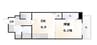 大阪メトロ御堂筋線/なんば駅 徒歩24分 3階 築9年 1DKの間取り
