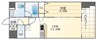 大阪環状線/芦原橋駅 徒歩3分 10階 1年未満 1LDKの間取り