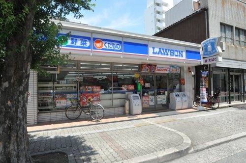 ローソン 浪速大国二丁目店(コンビニ)まで110m リッツ難波南Ⅱ