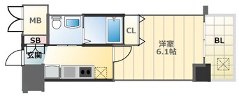 間取図 大阪メトロ千日前線/桜川駅 徒歩8分 2階 築14年