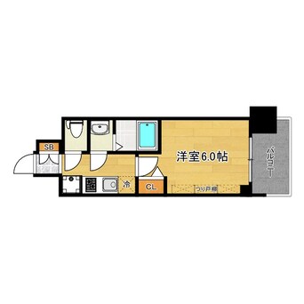 間取図 大阪メトロ長堀鶴見緑地線/大正駅 徒歩5分 3階 建築中