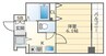 大阪メトロ御堂筋線/なんば駅 徒歩6分 3階 築21年 1Kの間取り