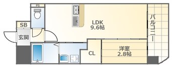 間取図 大和路線・関西本線/ＪＲ難波駅 徒歩3分 4階 1年未満