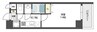 大阪メトロ千日前線/阿波座駅 徒歩9分 8階 築18年 1Kの間取り