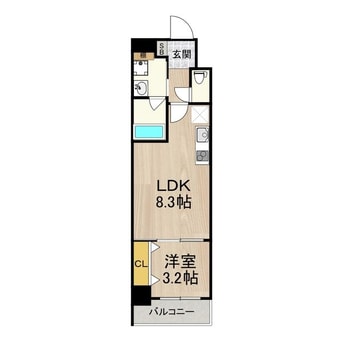 間取図 大阪メトロ中央線/九条駅 徒歩5分 11階 築18年