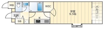 間取図 大阪メトロ千日前線/桜川駅 徒歩5分 7階 築18年