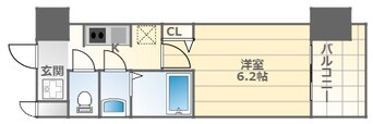 間取図 大阪環状線/芦原橋駅 徒歩2分 12階 築9年