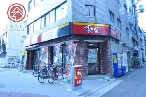 すき家桜川駅前支店(ファストフード)まで115m 大阪メトロ千日前線/桜川駅 徒歩3分 3階 築46年