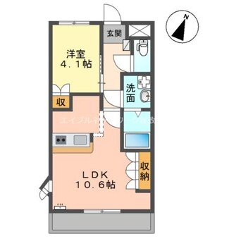 間取図 イー　ピース　ドゥ　プリンセス