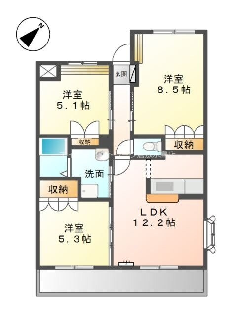 間取り図 ブランネージュ