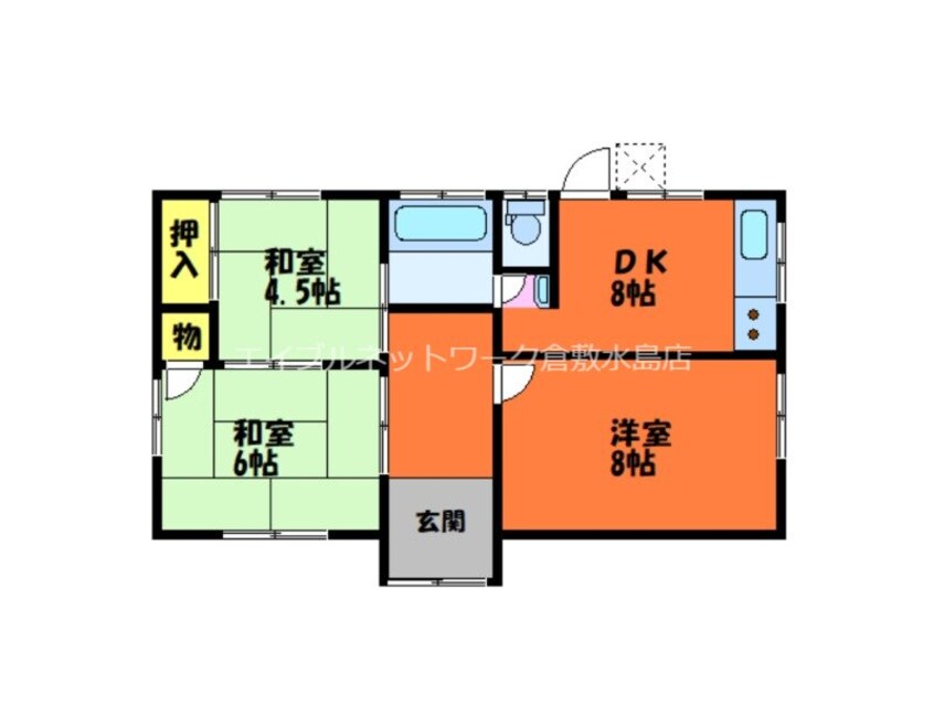 間取図 連島中央３丁目戸建て