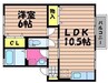 ECO-レジデンス『モア』　Ｄ棟 1LDKの間取り