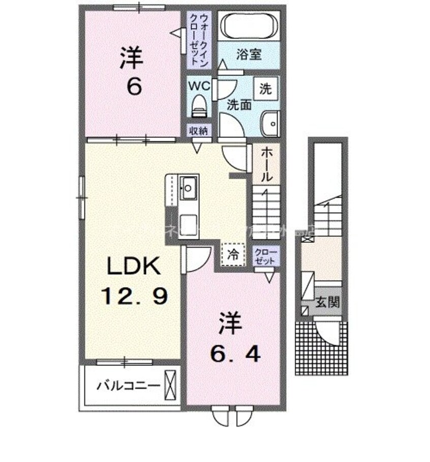 間取図 プリムローズガーデン　Ｂ