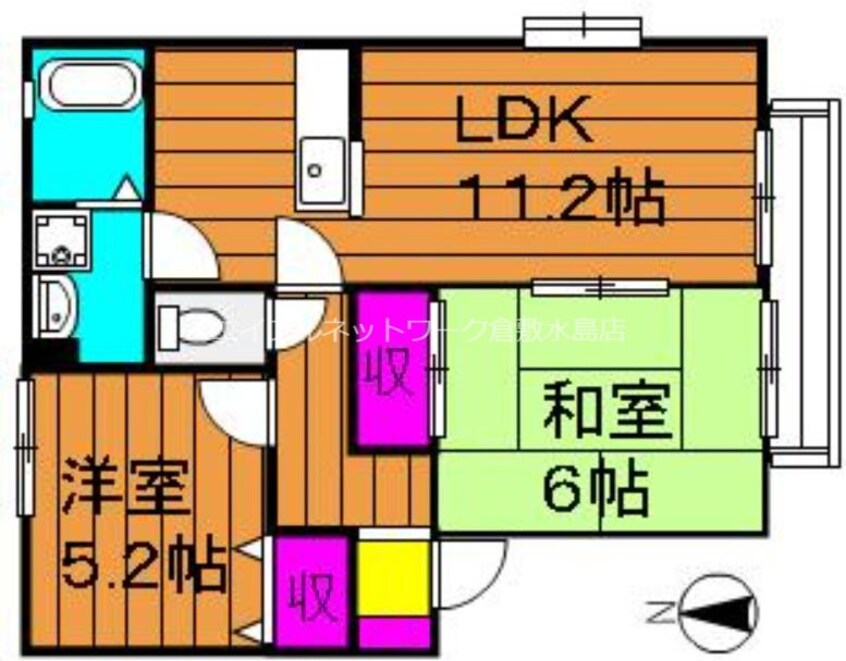 間取図 ヴィアーレ中畝　Ａ棟